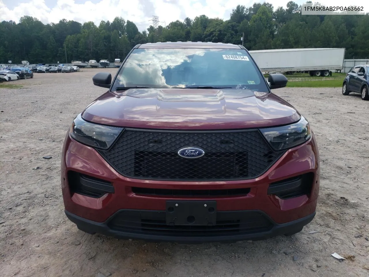 2023 Ford Explorer Police Interceptor VIN: 1FM5K8AB2PGA63662 Lot: 62408754