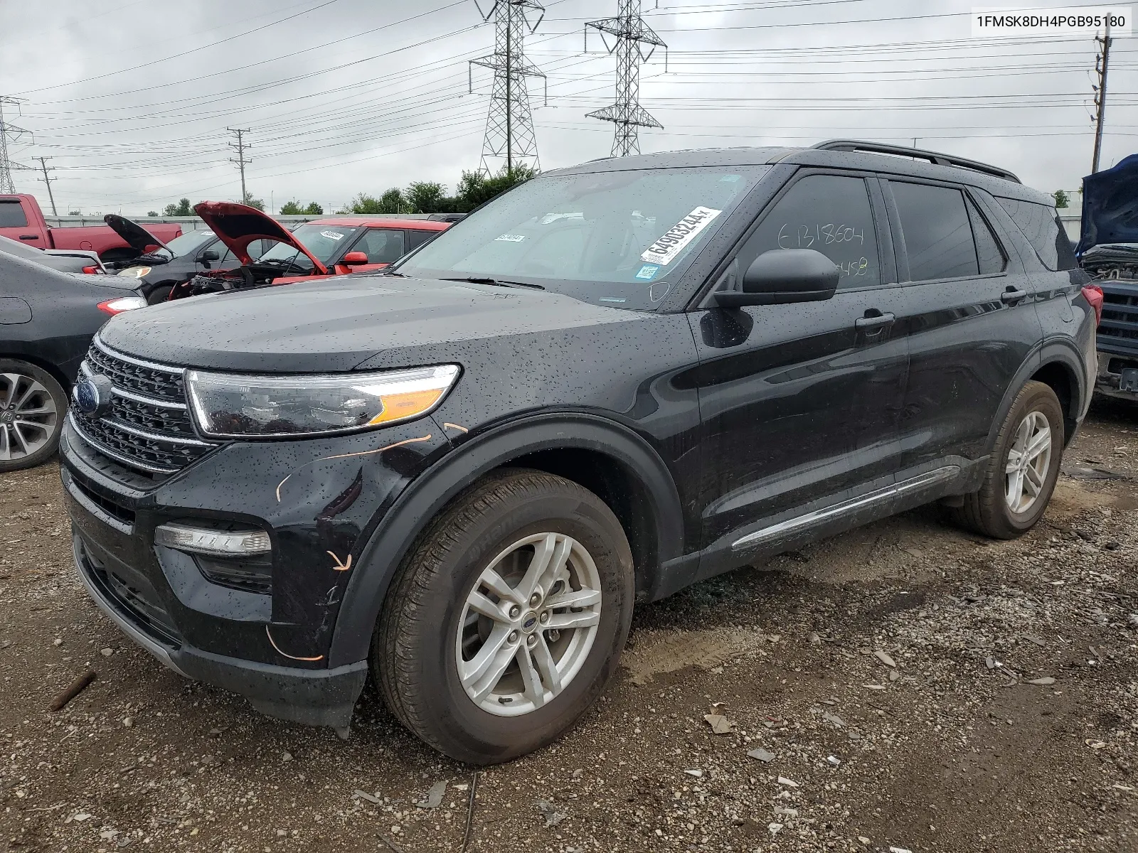 2023 Ford Explorer Xlt VIN: 1FMSK8DH4PGB95180 Lot: 64903244