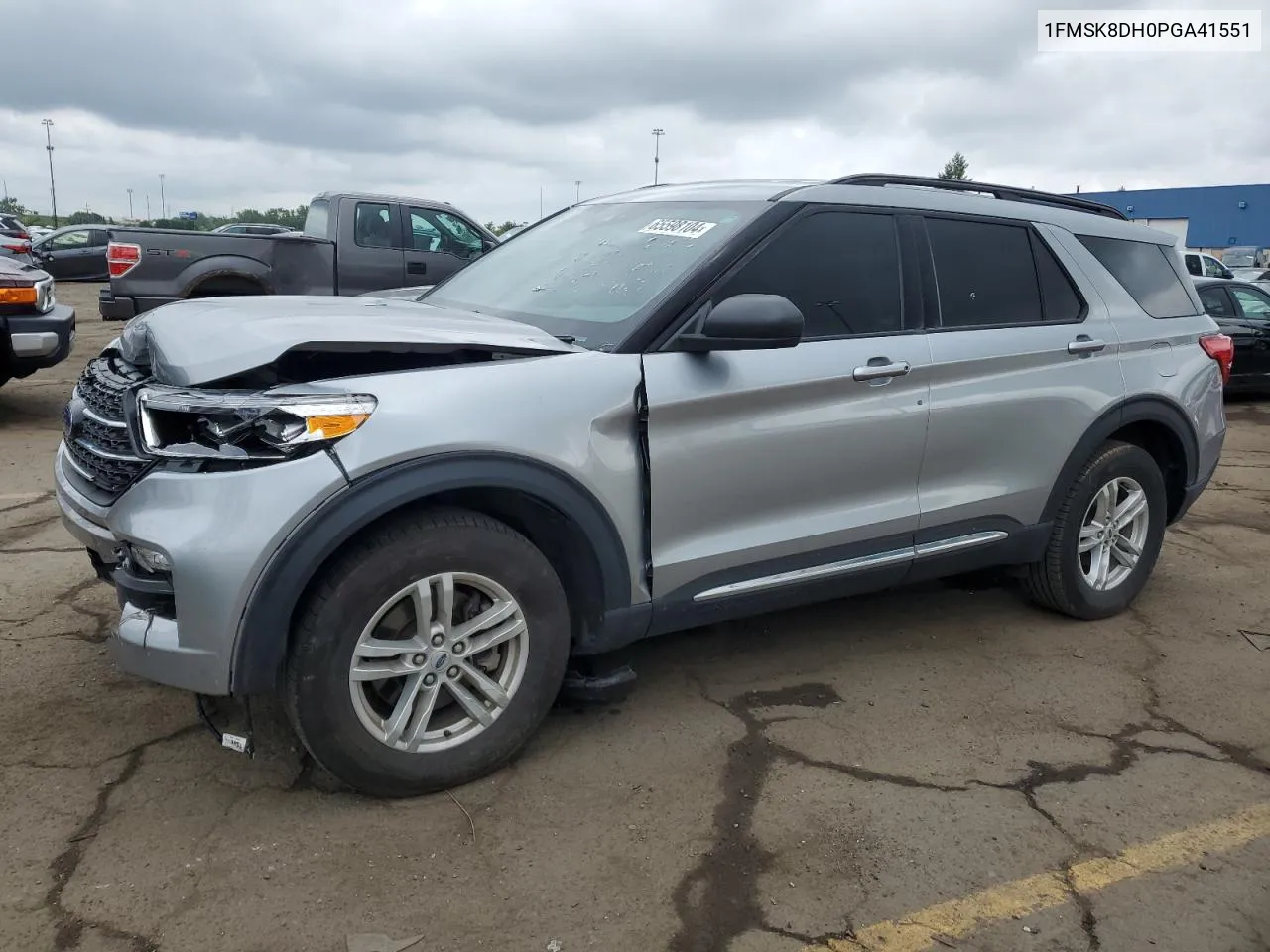 2023 Ford Explorer Xlt VIN: 1FMSK8DH0PGA41551 Lot: 65598104