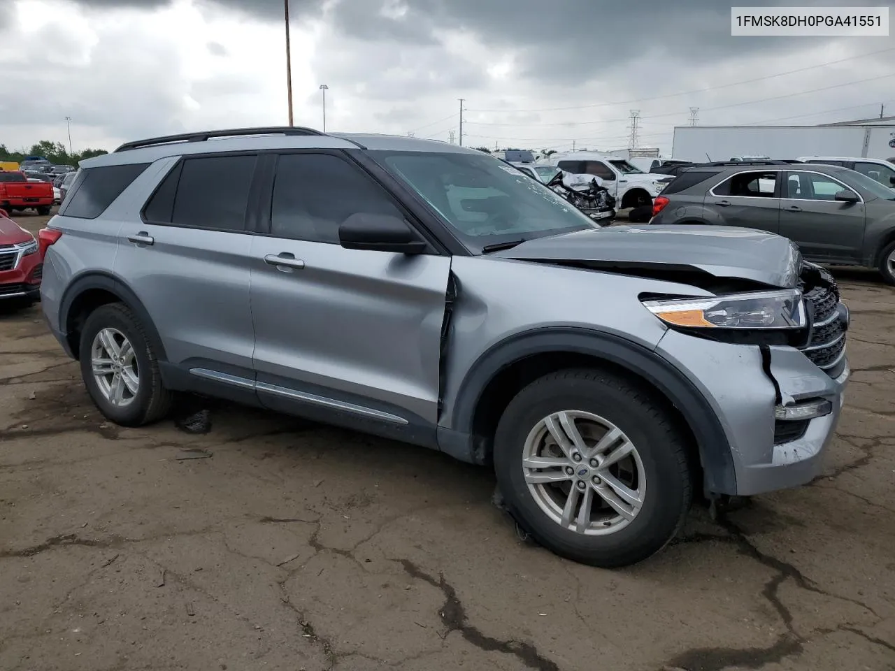 2023 Ford Explorer Xlt VIN: 1FMSK8DH0PGA41551 Lot: 65598104