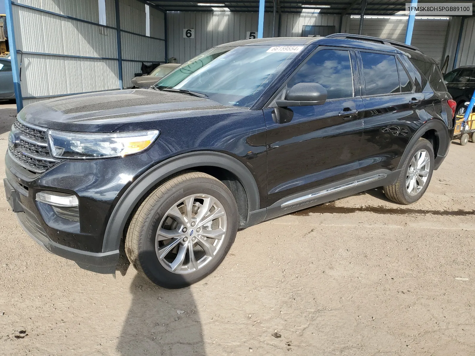 2023 Ford Explorer Xlt VIN: 1FMSK8DH5PGB89100 Lot: 66159554