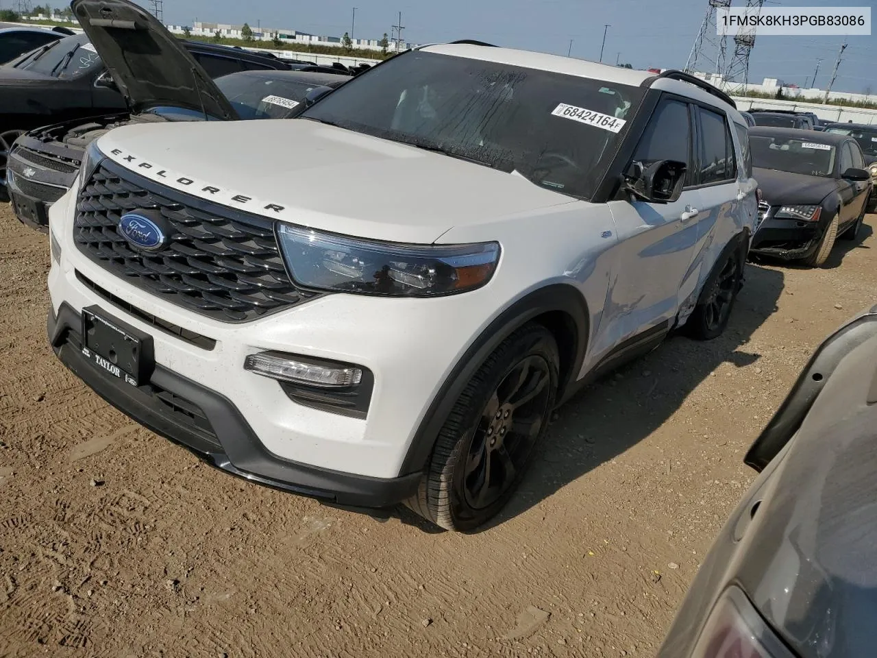 2023 Ford Explorer St-Line VIN: 1FMSK8KH3PGB83086 Lot: 68424164