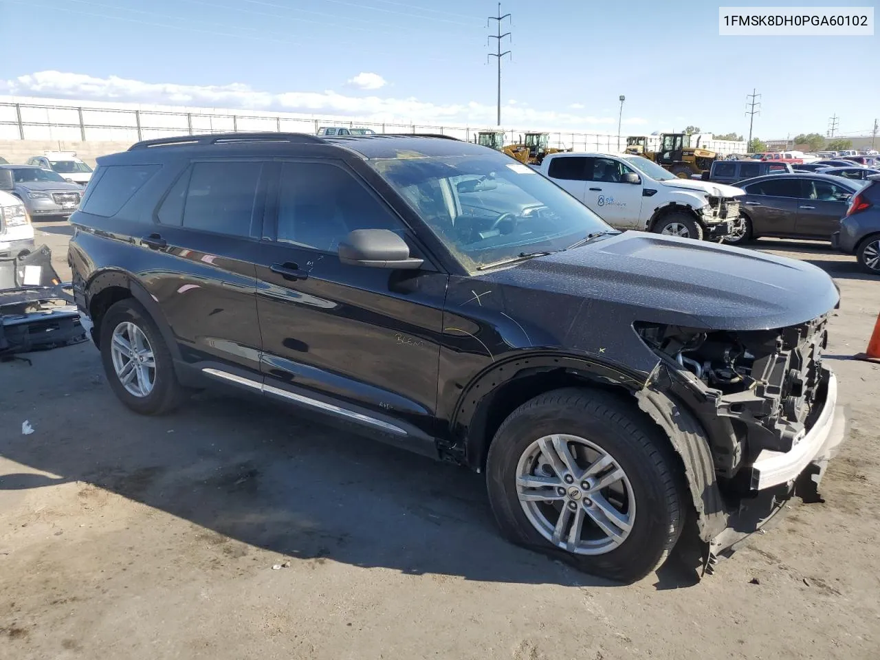 2023 Ford Explorer Xlt VIN: 1FMSK8DH0PGA60102 Lot: 70701604