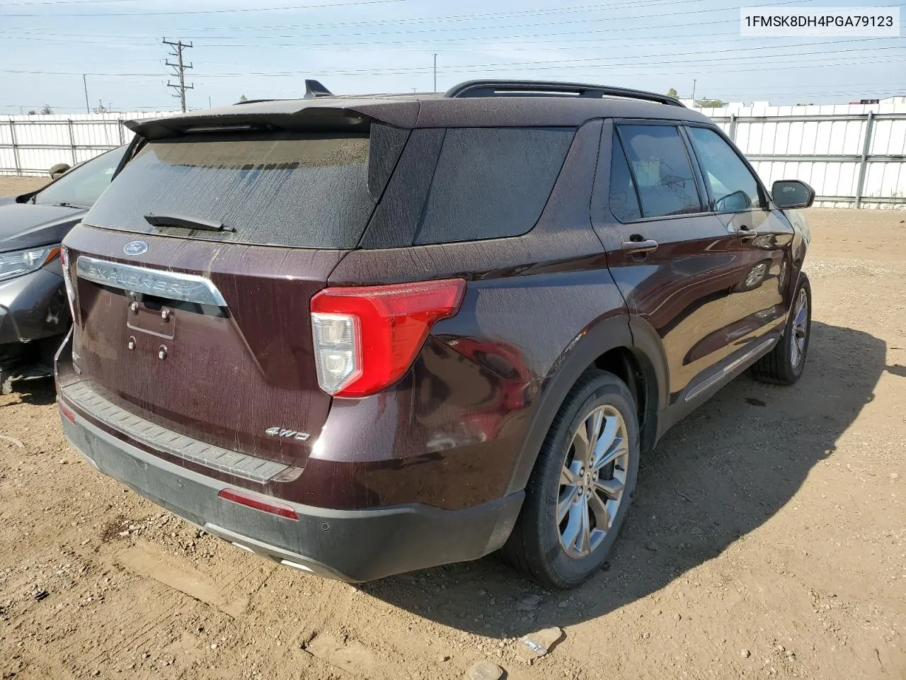 2023 Ford Explorer Xlt VIN: 1FMSK8DH4PGA79123 Lot: 71294904