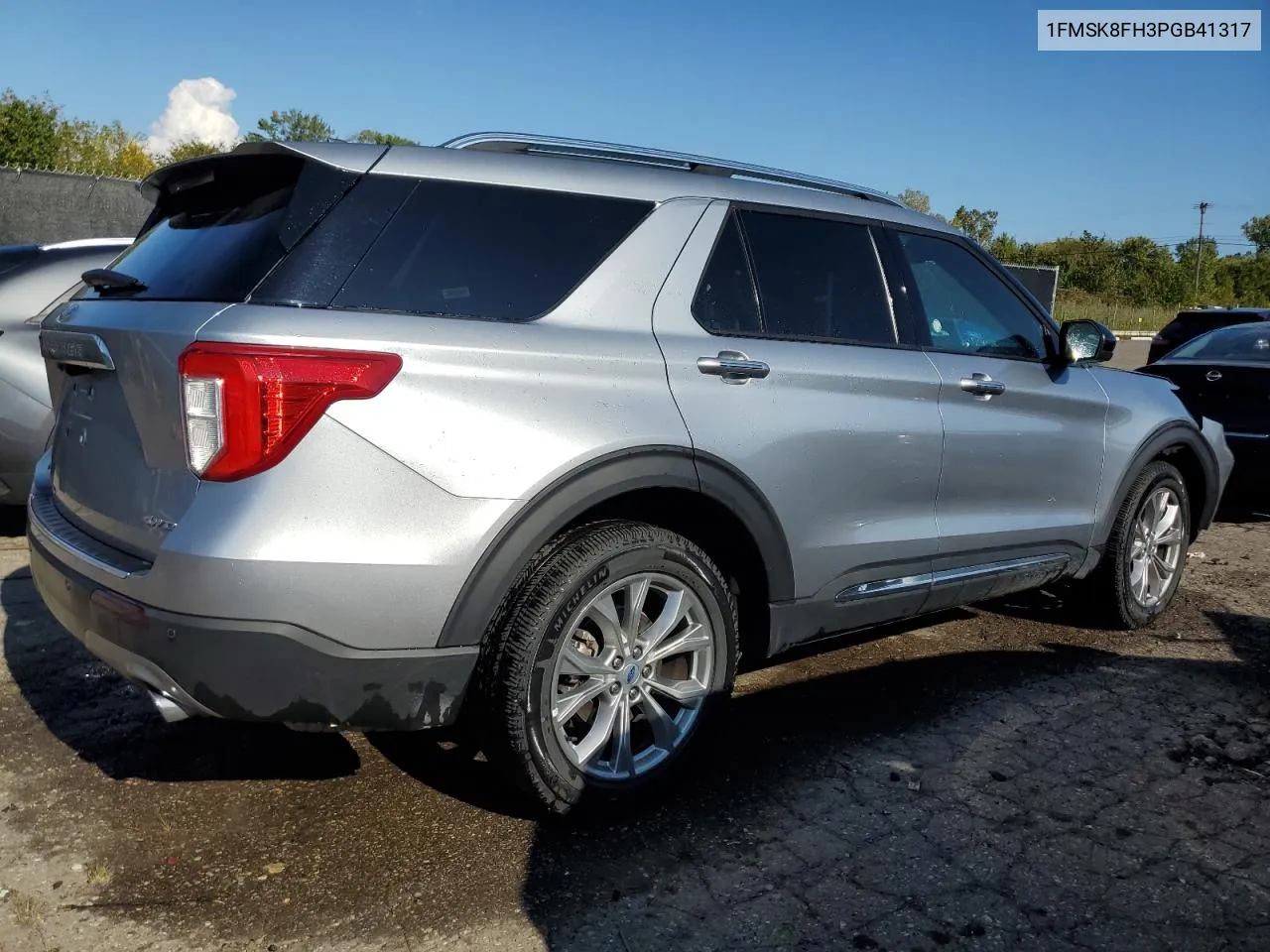 2023 Ford Explorer Limited VIN: 1FMSK8FH3PGB41317 Lot: 72182634