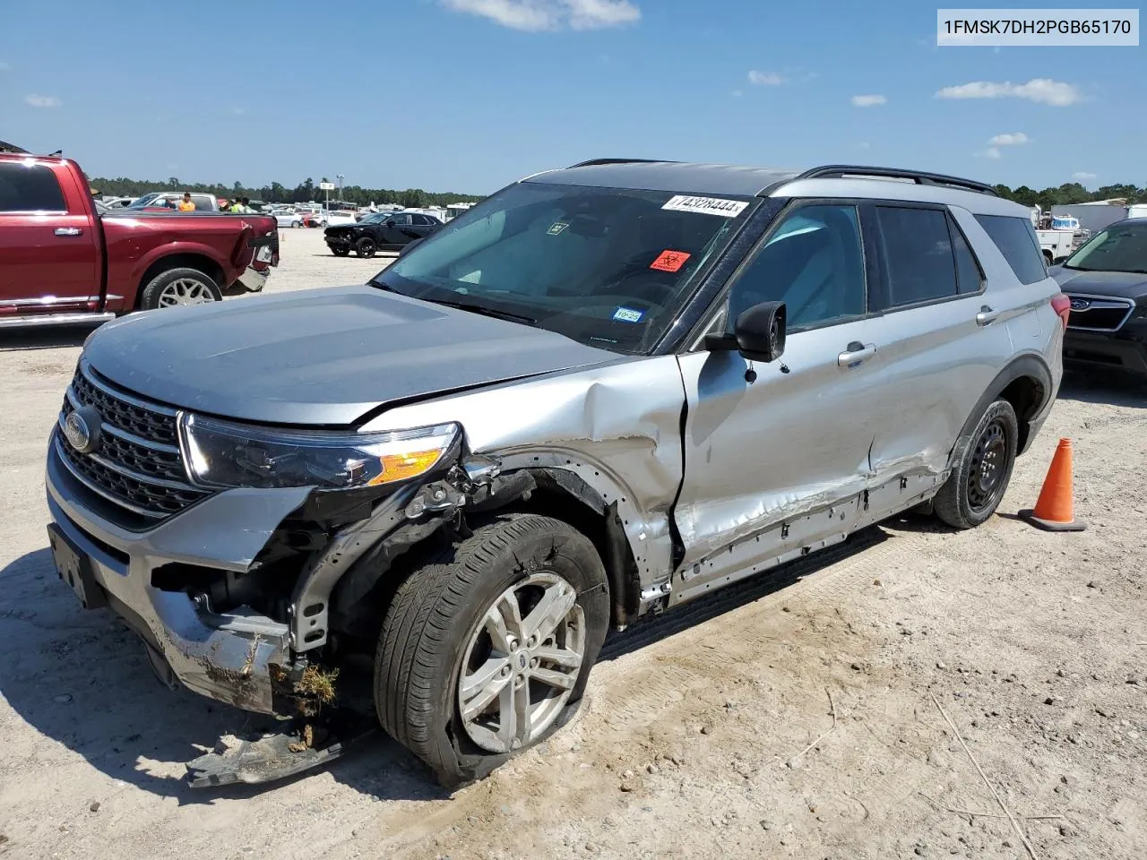 2023 Ford Explorer Xlt VIN: 1FMSK7DH2PGB65170 Lot: 74328444