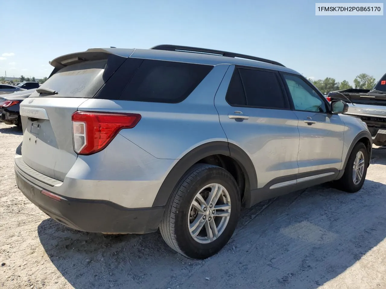 2023 Ford Explorer Xlt VIN: 1FMSK7DH2PGB65170 Lot: 74328444