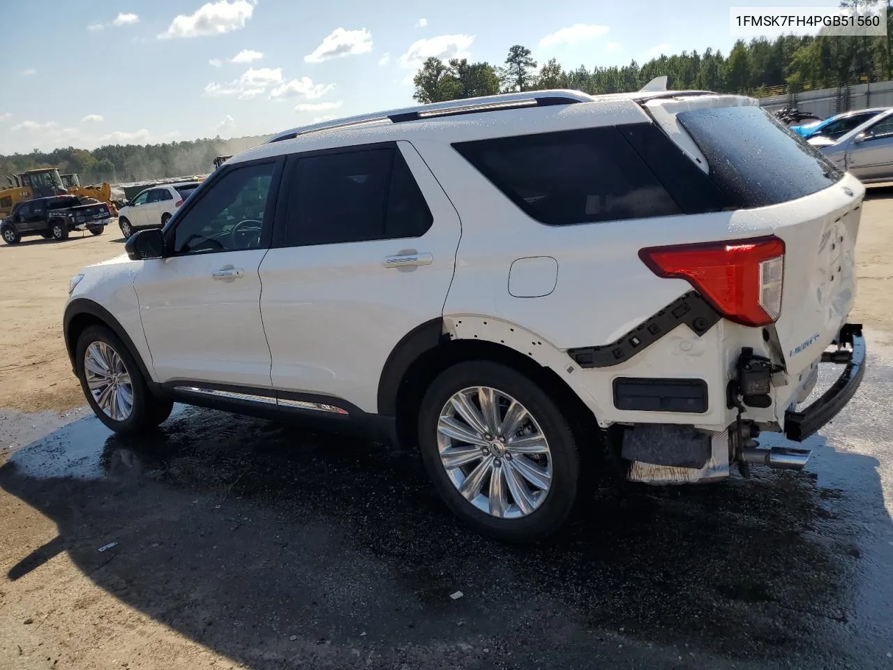 2023 Ford Explorer Limited VIN: 1FMSK7FH4PGB51560 Lot: 74357444