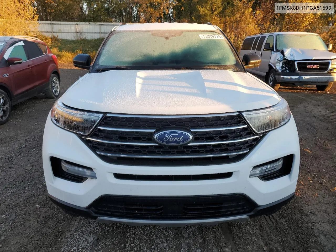 2023 Ford Explorer Xlt VIN: 1FMSK8DH1PGA51599 Lot: 75816774