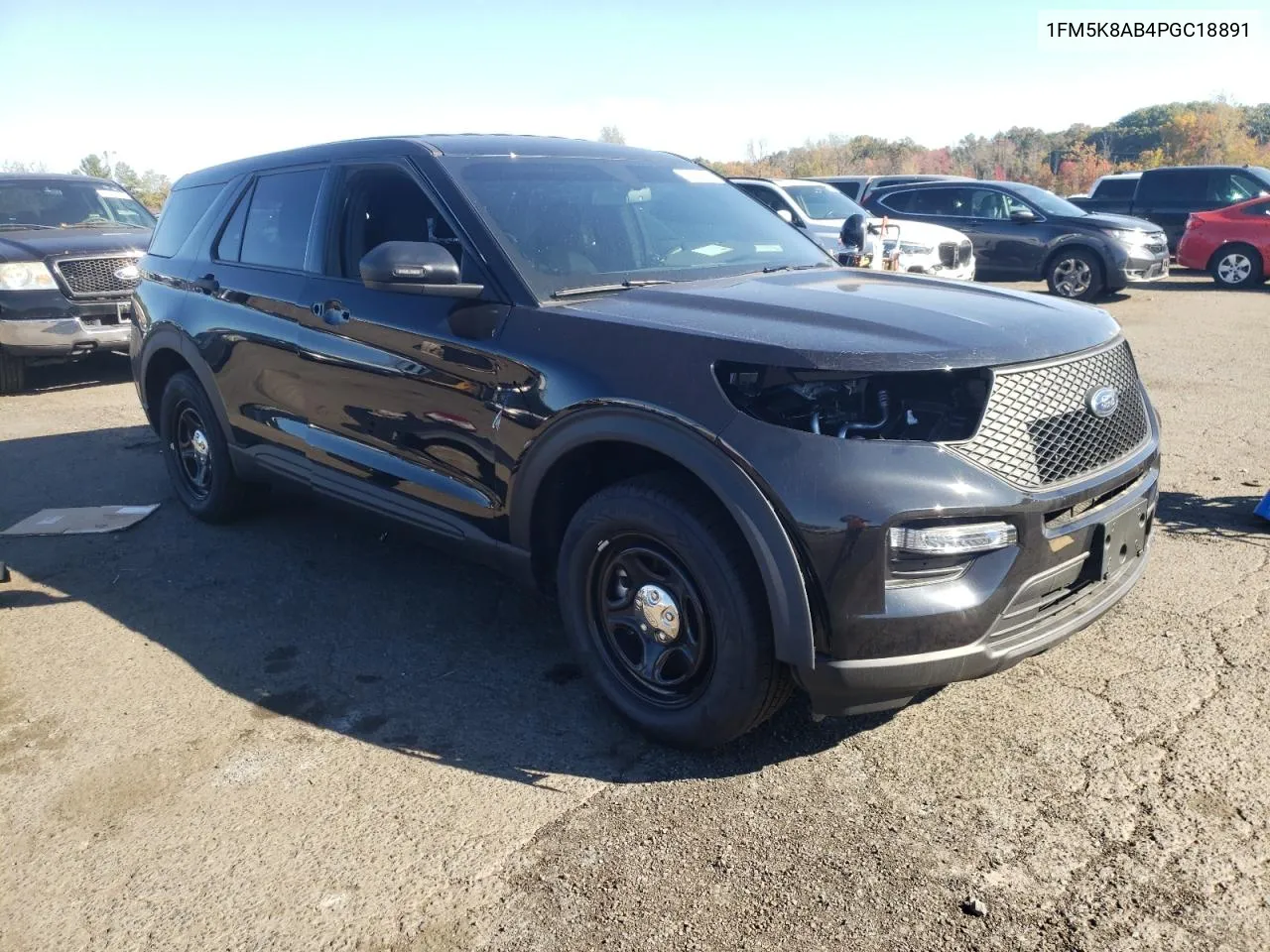 2023 Ford Explorer Police Interceptor VIN: 1FM5K8AB4PGC18891 Lot: 76072424