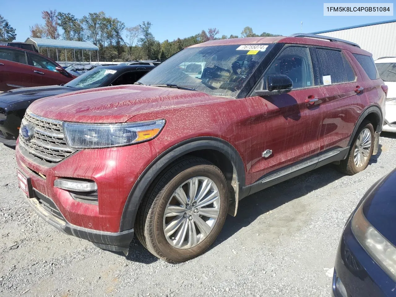 2023 Ford Explorer King Ranch VIN: 1FM5K8LC4PGB51084 Lot: 40573248