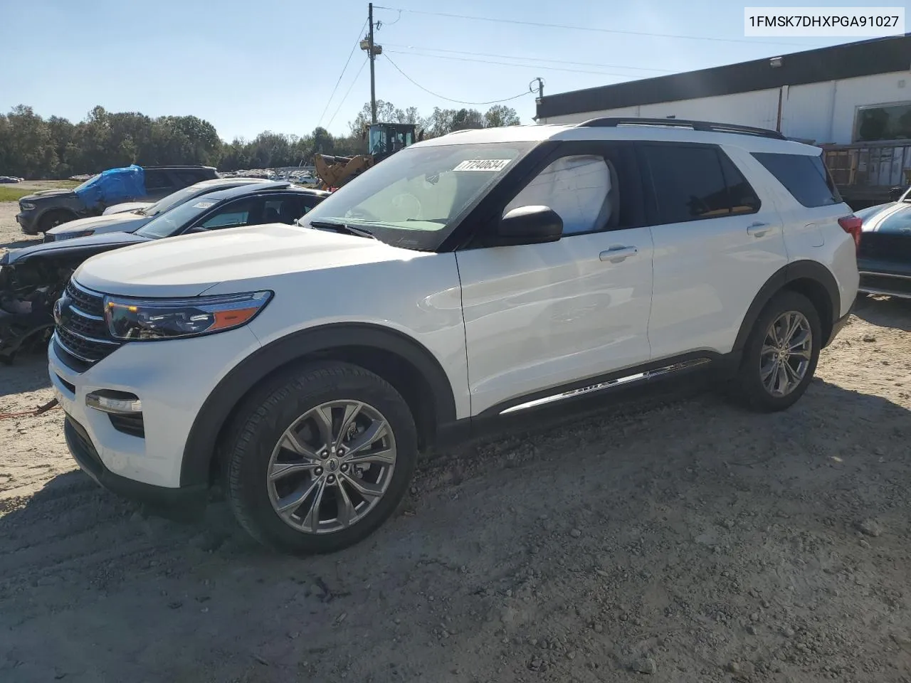 2023 Ford Explorer Xlt VIN: 1FMSK7DHXPGA91027 Lot: 77240634