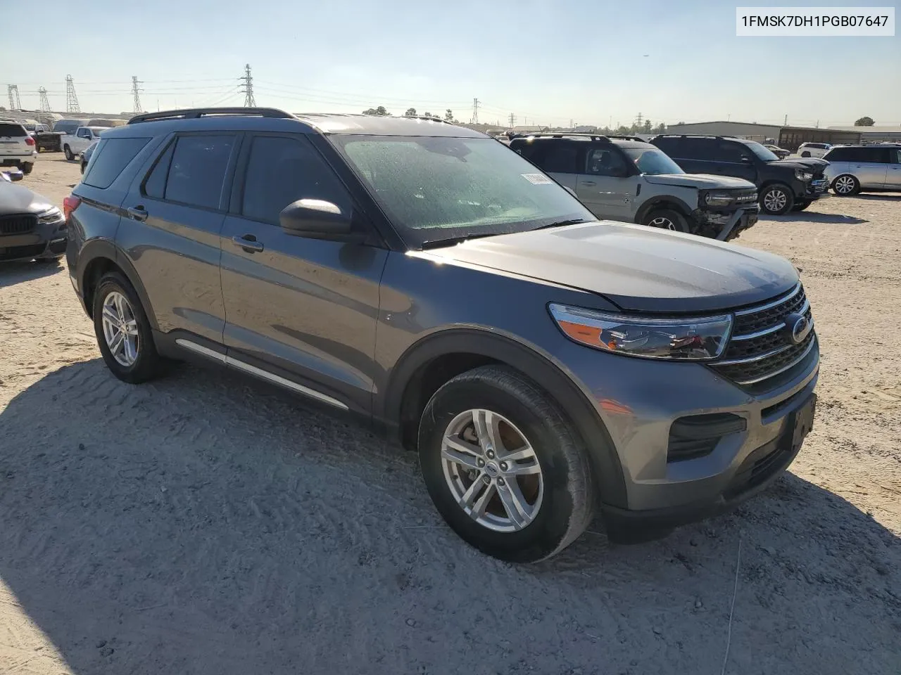 2023 Ford Explorer Xlt VIN: 1FMSK7DH1PGB07647 Lot: 77304464