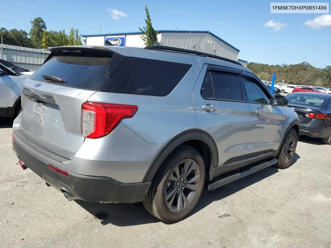 2023 Ford Explorer Xlt VIN: 1FMSK7DHXPGB51436 Lot: 77384524