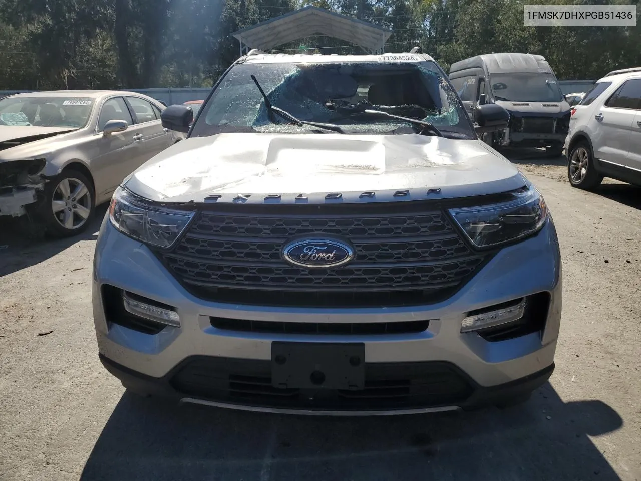 2023 Ford Explorer Xlt VIN: 1FMSK7DHXPGB51436 Lot: 77384524