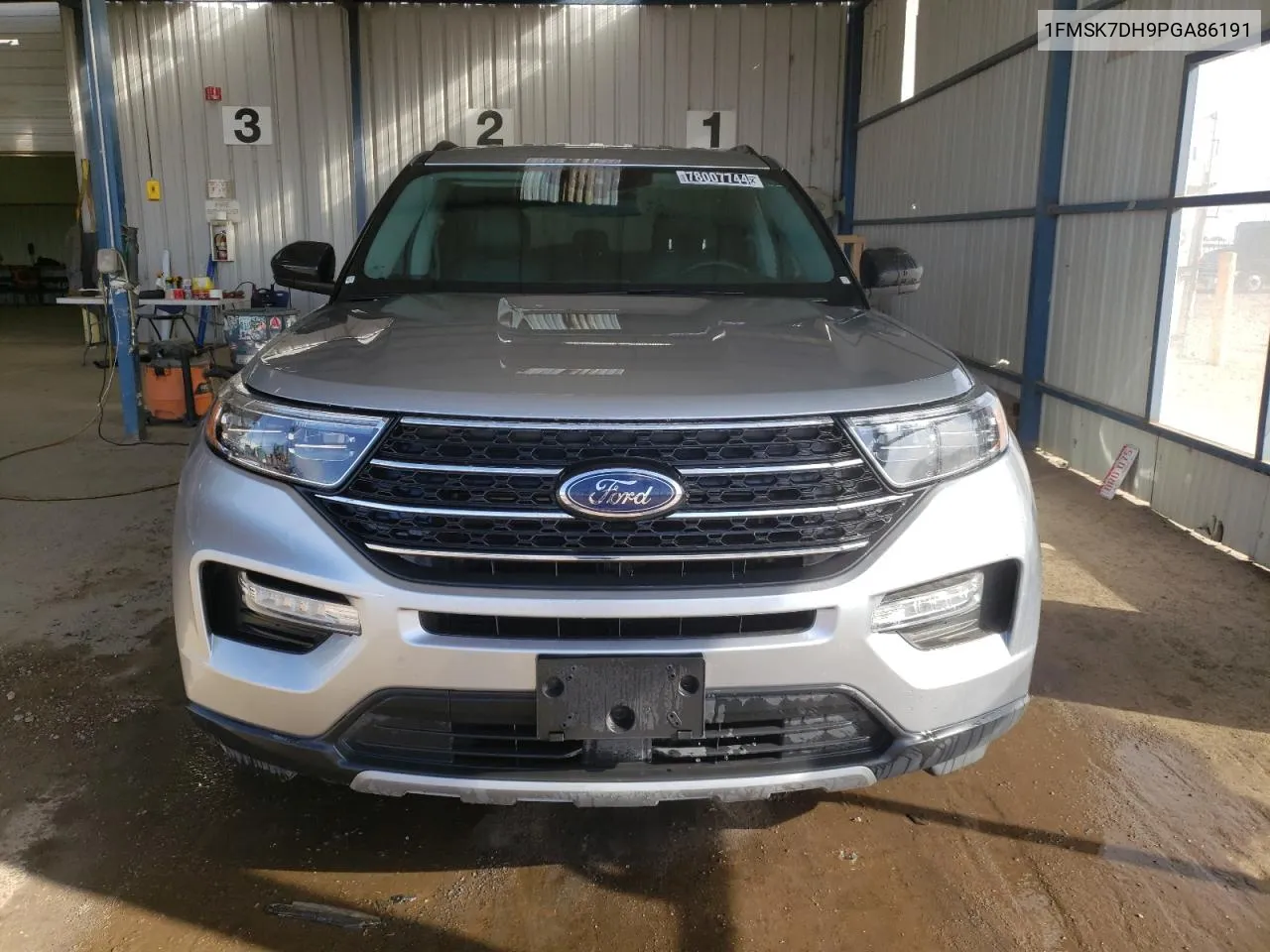 2023 Ford Explorer Xlt VIN: 1FMSK7DH9PGA86191 Lot: 78007744