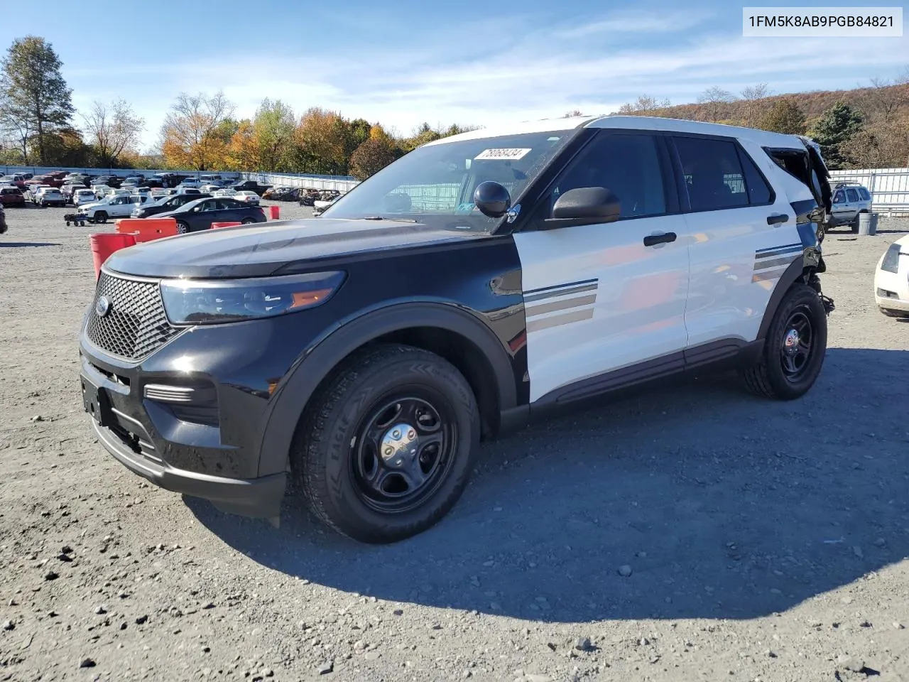 2023 Ford Explorer Police Interceptor VIN: 1FM5K8AB9PGB84821 Lot: 78068434