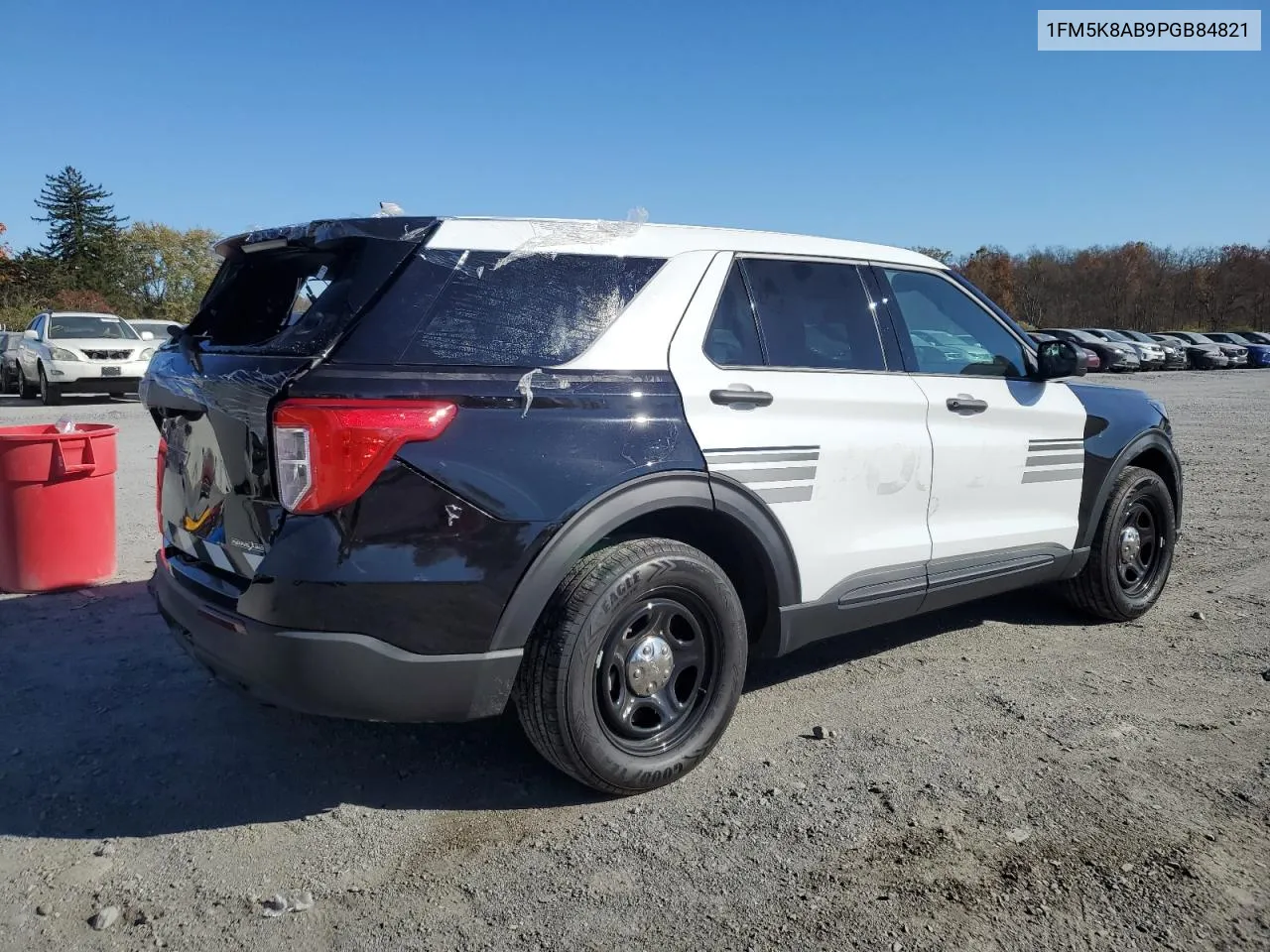 2023 Ford Explorer Police Interceptor VIN: 1FM5K8AB9PGB84821 Lot: 78068434