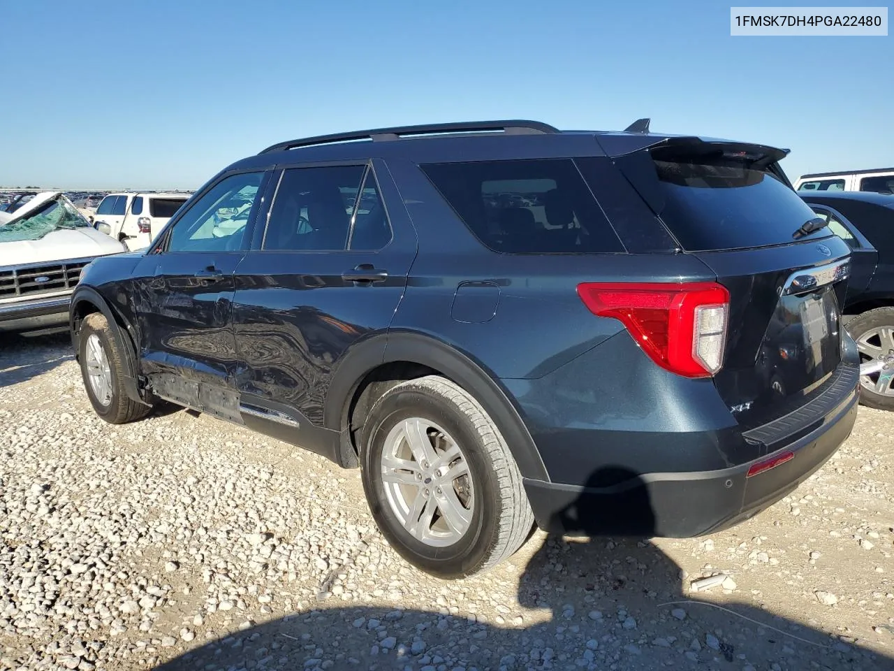 2023 Ford Explorer Xlt VIN: 1FMSK7DH4PGA22480 Lot: 81200644