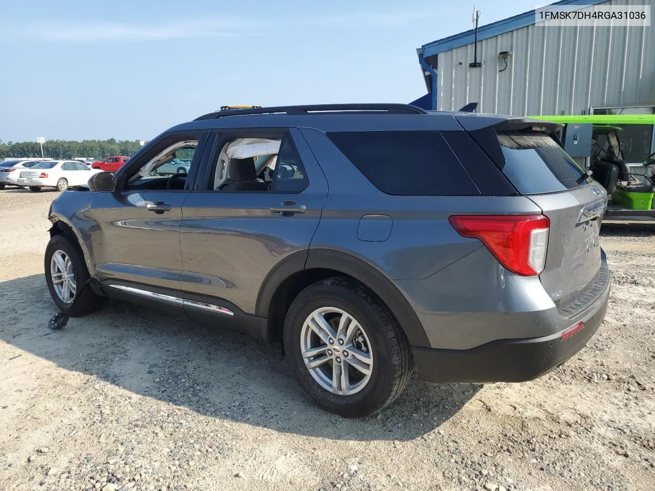 2024 Ford Explorer Xlt VIN: 1FMSK7DH4RGA31036 Lot: 71740854