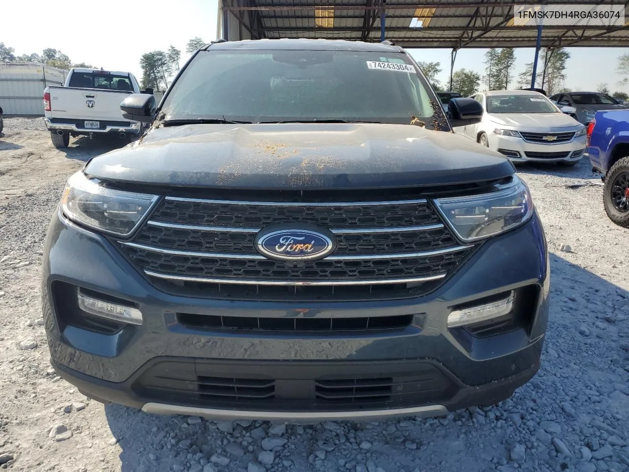 2024 Ford Explorer Xlt VIN: 1FMSK7DH4RGA36074 Lot: 74243304