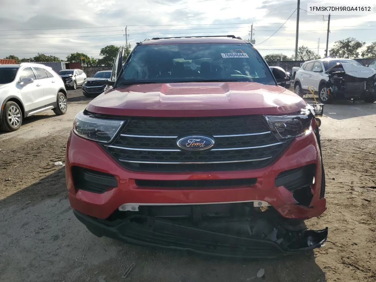 2024 Ford Explorer Xlt VIN: 1FMSK7DH9RGA41612 Lot: 76464644