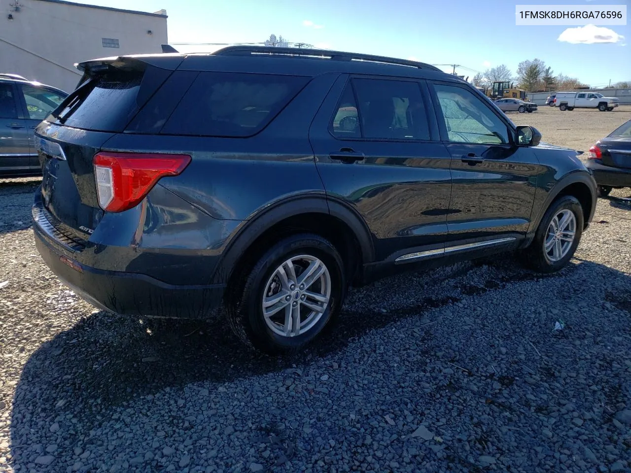 2024 Ford Explorer Xlt VIN: 1FMSK8DH6RGA76596 Lot: 80110934