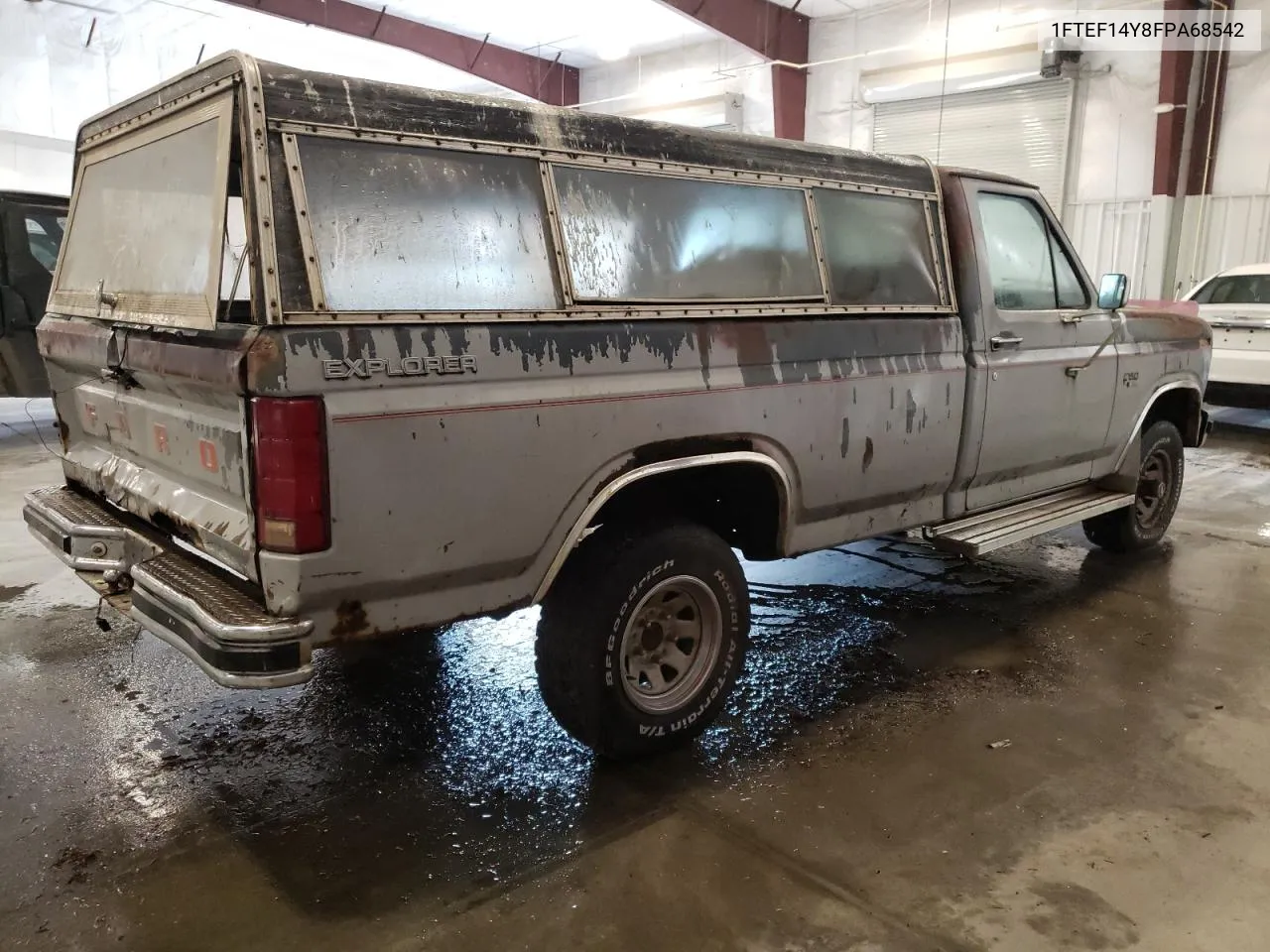 1985 Ford F150 VIN: 1FTEF14Y8FPA68542 Lot: 71641224