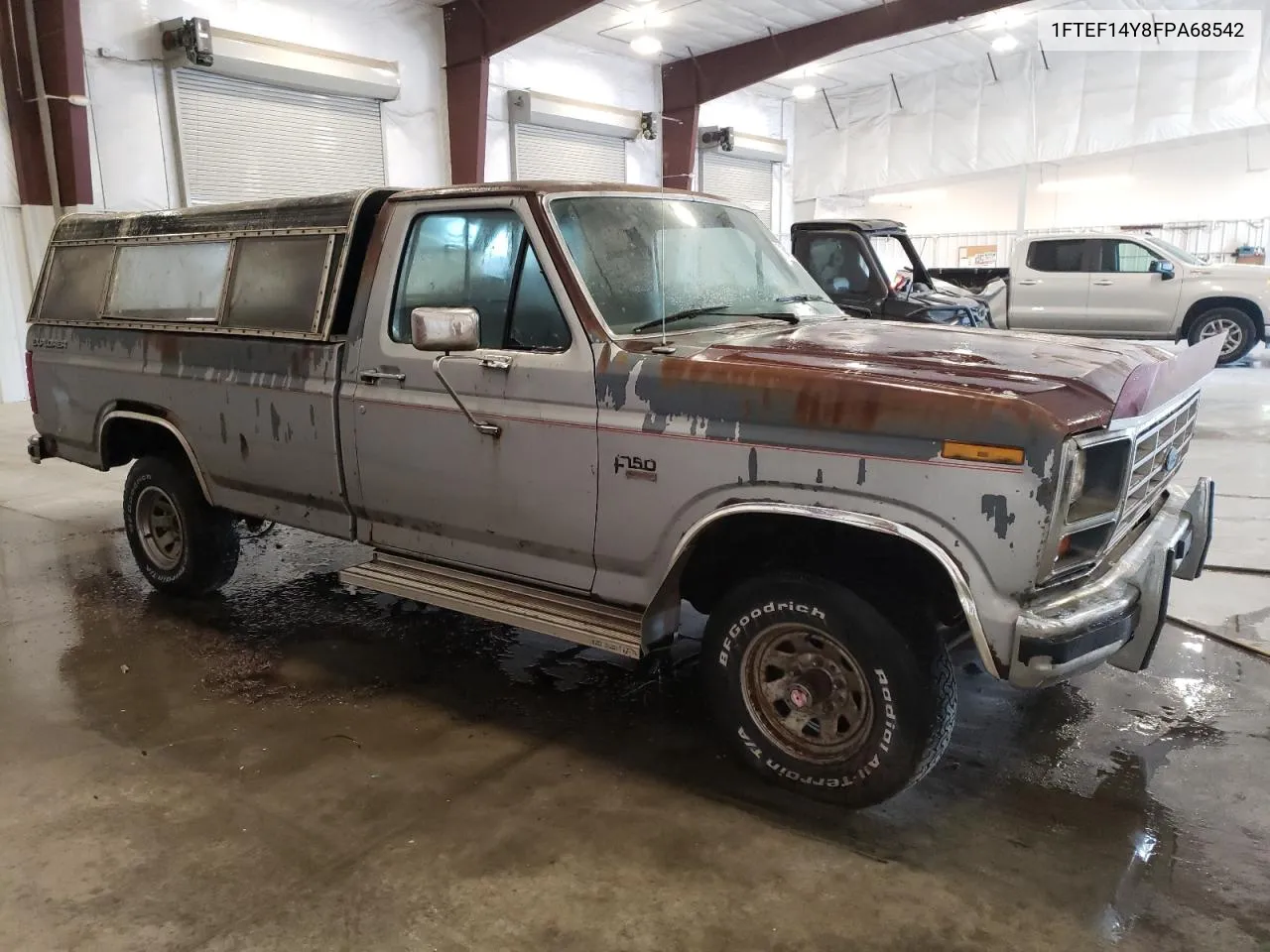 1985 Ford F150 VIN: 1FTEF14Y8FPA68542 Lot: 71641224