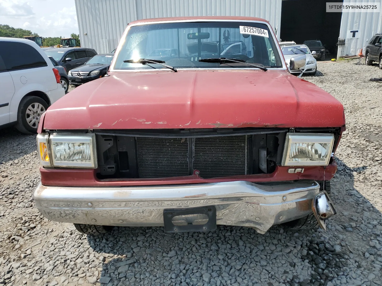 1987 Ford F150 VIN: 1FTDF15Y9HNA25725 Lot: 67257004