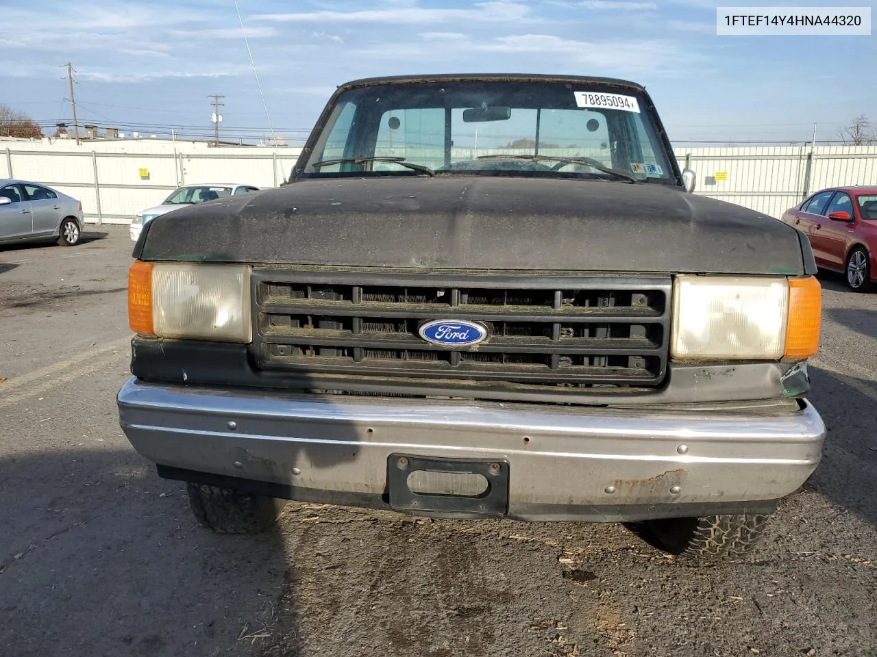 1987 Ford F150 VIN: 1FTEF14Y4HNA44320 Lot: 78895094