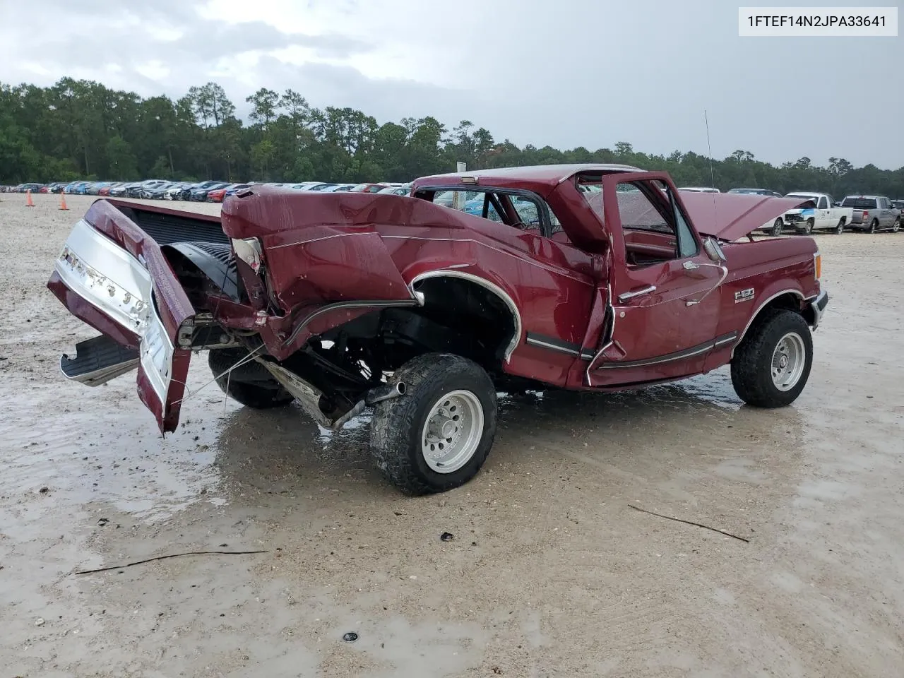 1988 Ford F150 VIN: 1FTEF14N2JPA33641 Lot: 70673454