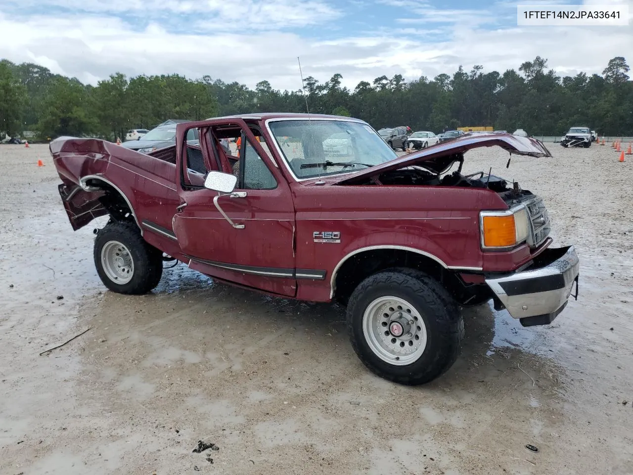 1988 Ford F150 VIN: 1FTEF14N2JPA33641 Lot: 70673454