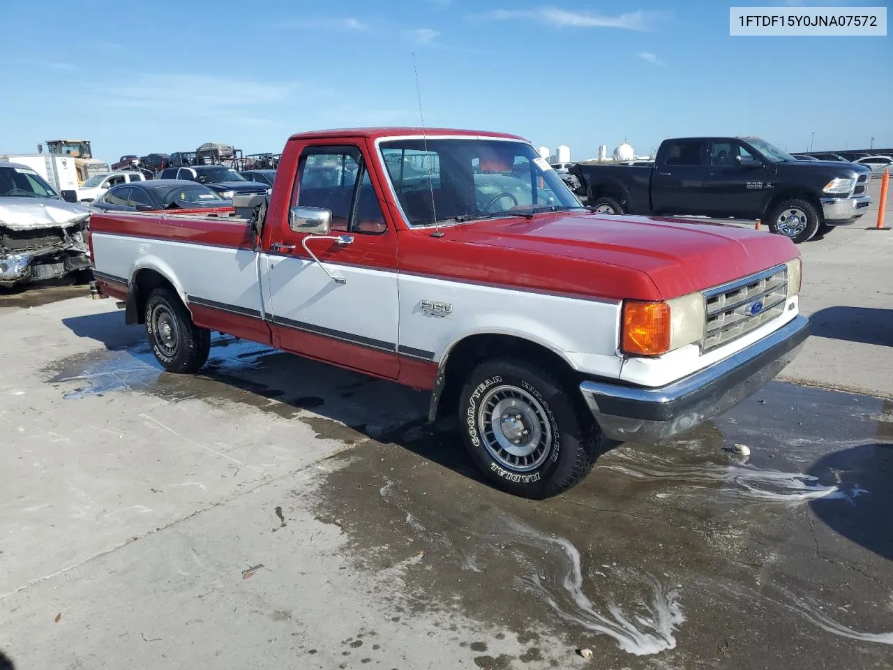 1988 Ford F150 VIN: 1FTDF15Y0JNA07572 Lot: 76735284