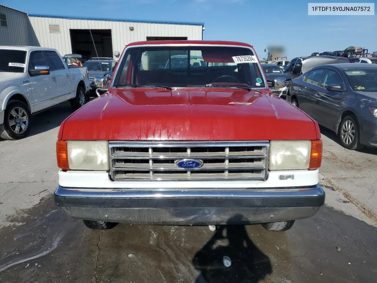 1988 Ford F150 VIN: 1FTDF15Y0JNA07572 Lot: 76735284