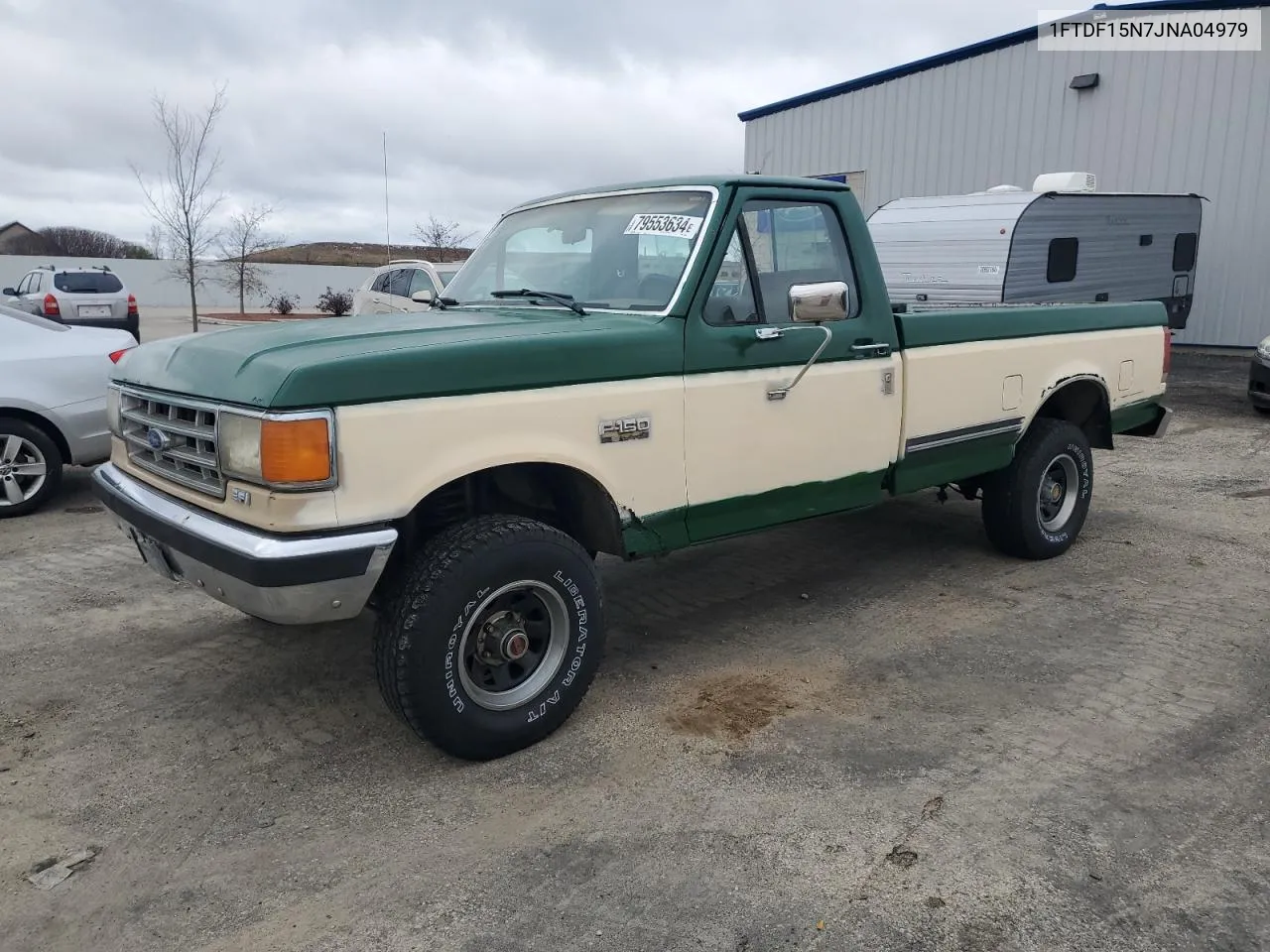 1988 Ford F150 VIN: 1FTDF15N7JNA04979 Lot: 79553634