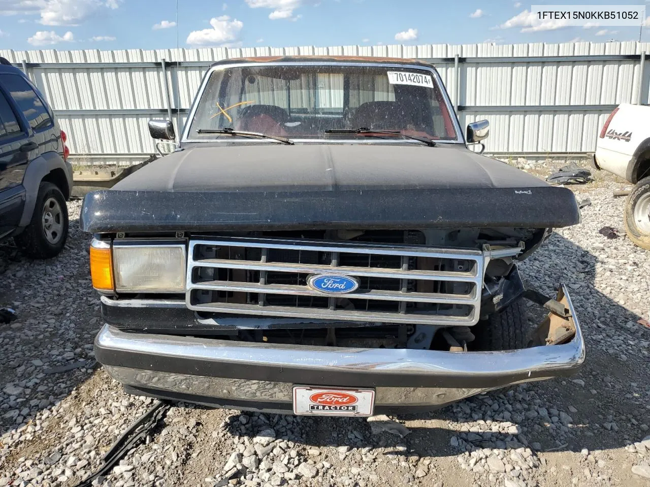 1989 Ford F150 VIN: 1FTEX15N0KKB51052 Lot: 70142074