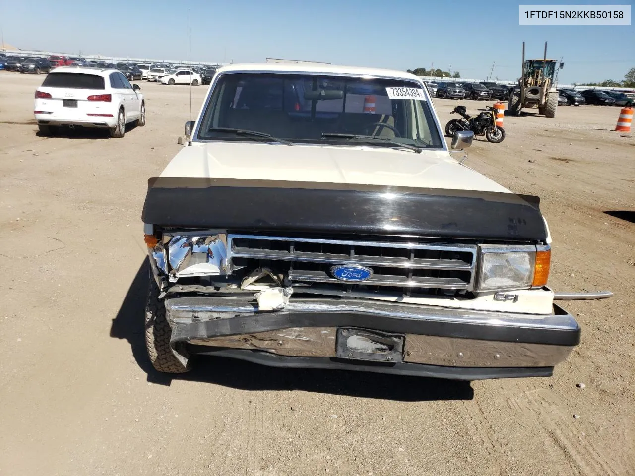 1989 Ford F150 VIN: 1FTDF15N2KKB50158 Lot: 73354394