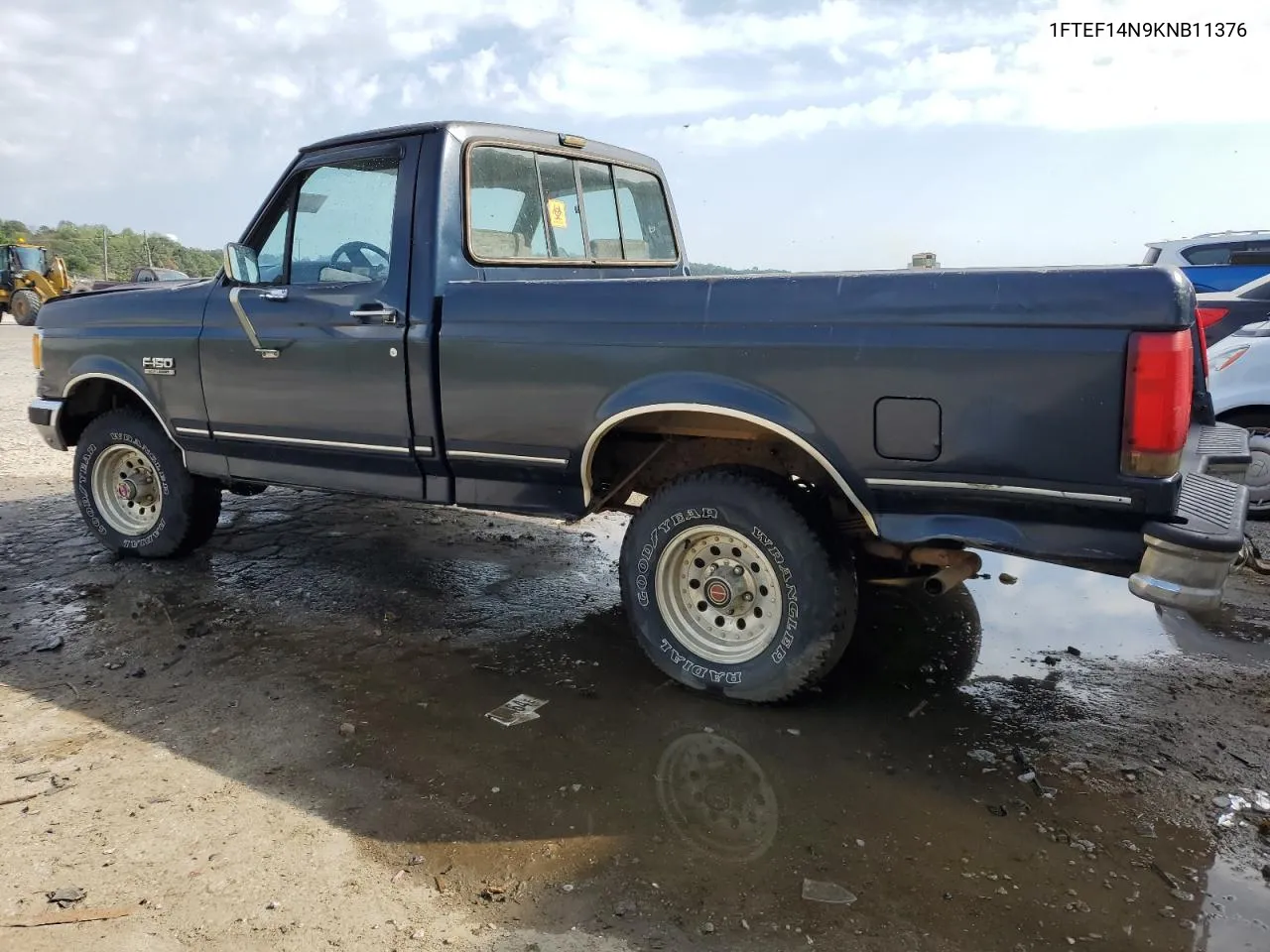 1989 Ford F150 VIN: 1FTEF14N9KNB11376 Lot: 74810464