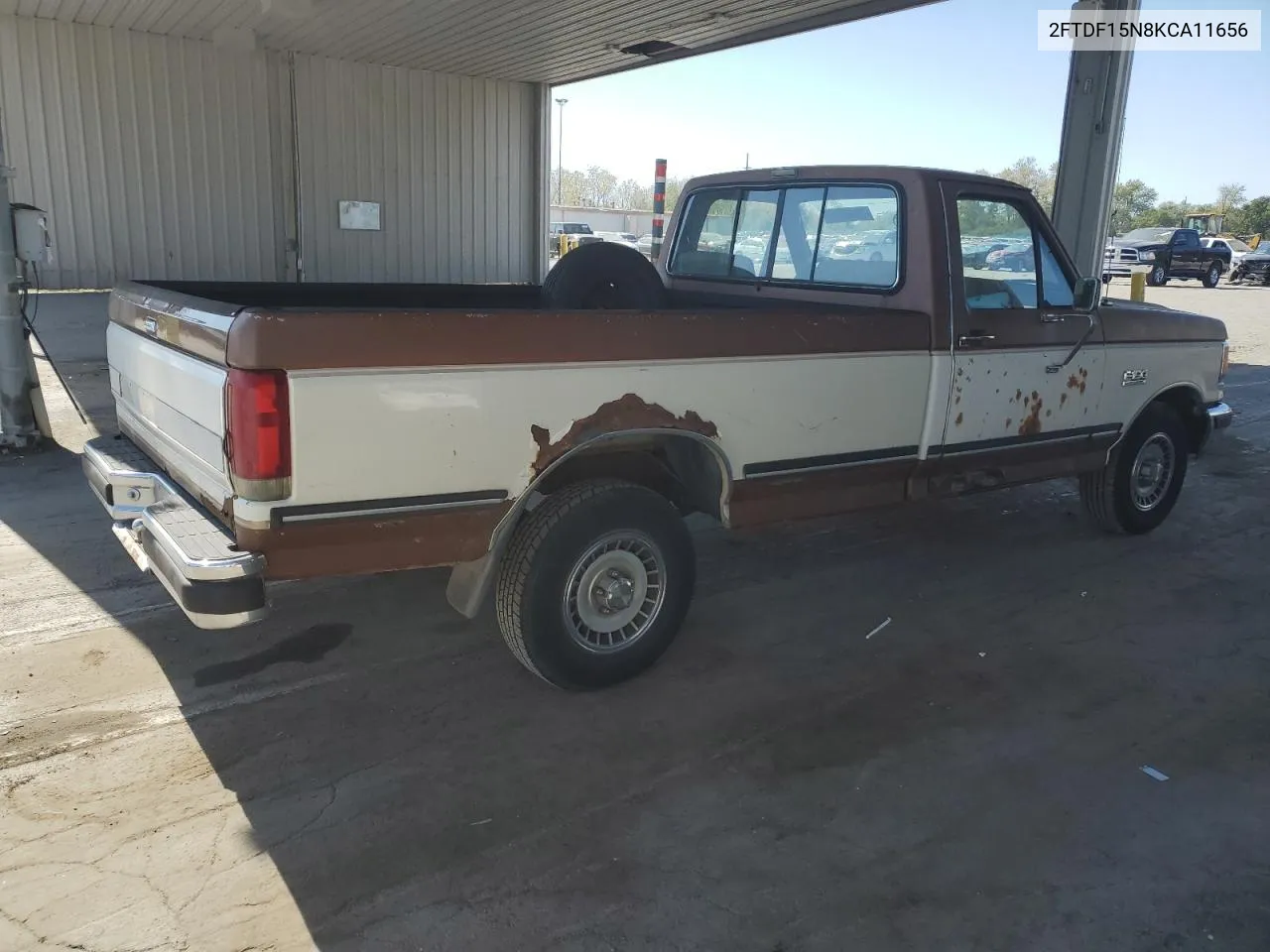 1989 Ford F150 VIN: 2FTDF15N8KCA11656 Lot: 75445804