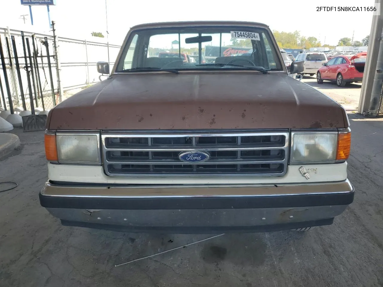 2FTDF15N8KCA11656 1989 Ford F150