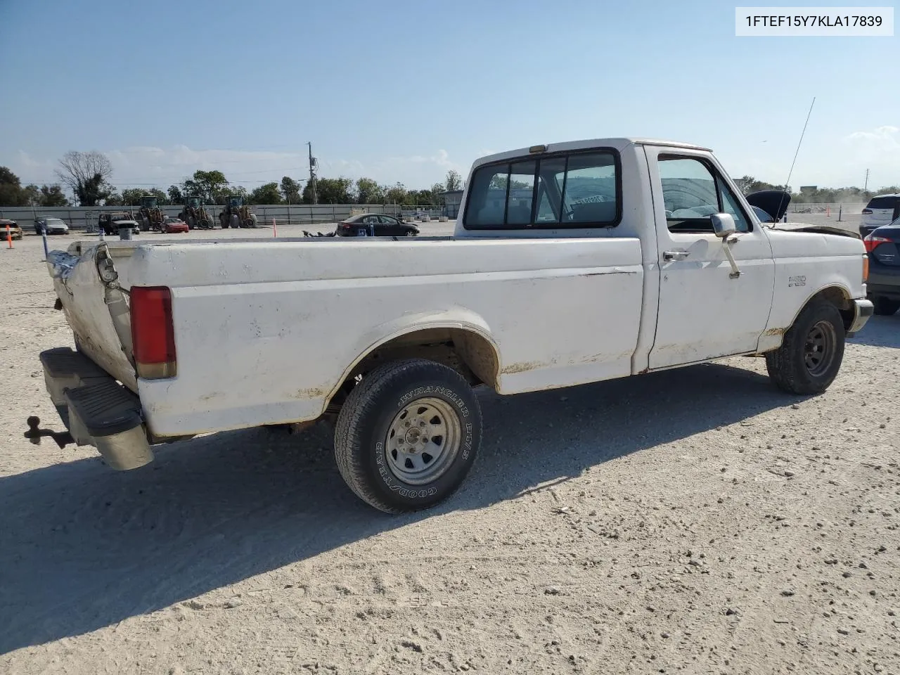 1989 Ford F150 VIN: 1FTEF15Y7KLA17839 Lot: 78828454