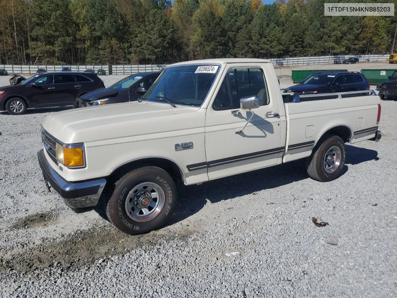 1989 Ford F150 VIN: 1FTDF15N4KNB85203 Lot: 80396524