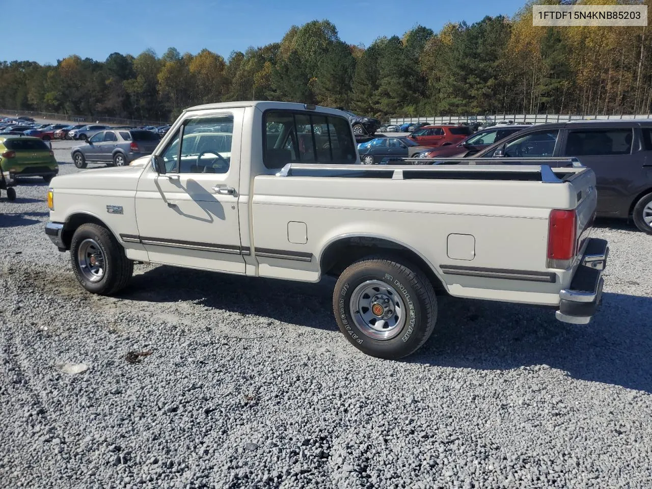 1989 Ford F150 VIN: 1FTDF15N4KNB85203 Lot: 80396524