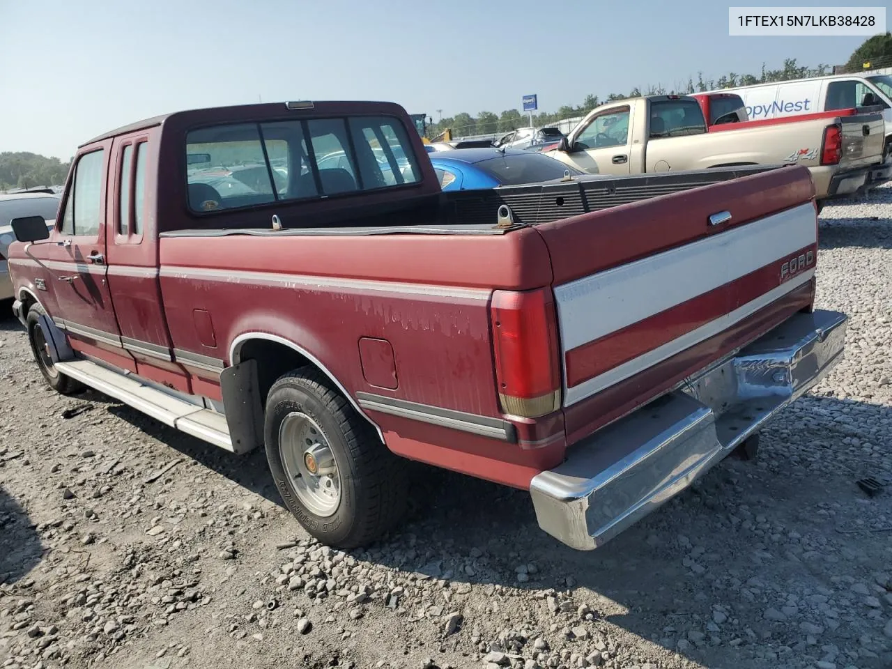 1990 Ford F150 VIN: 1FTEX15N7LKB38428 Lot: 67650114