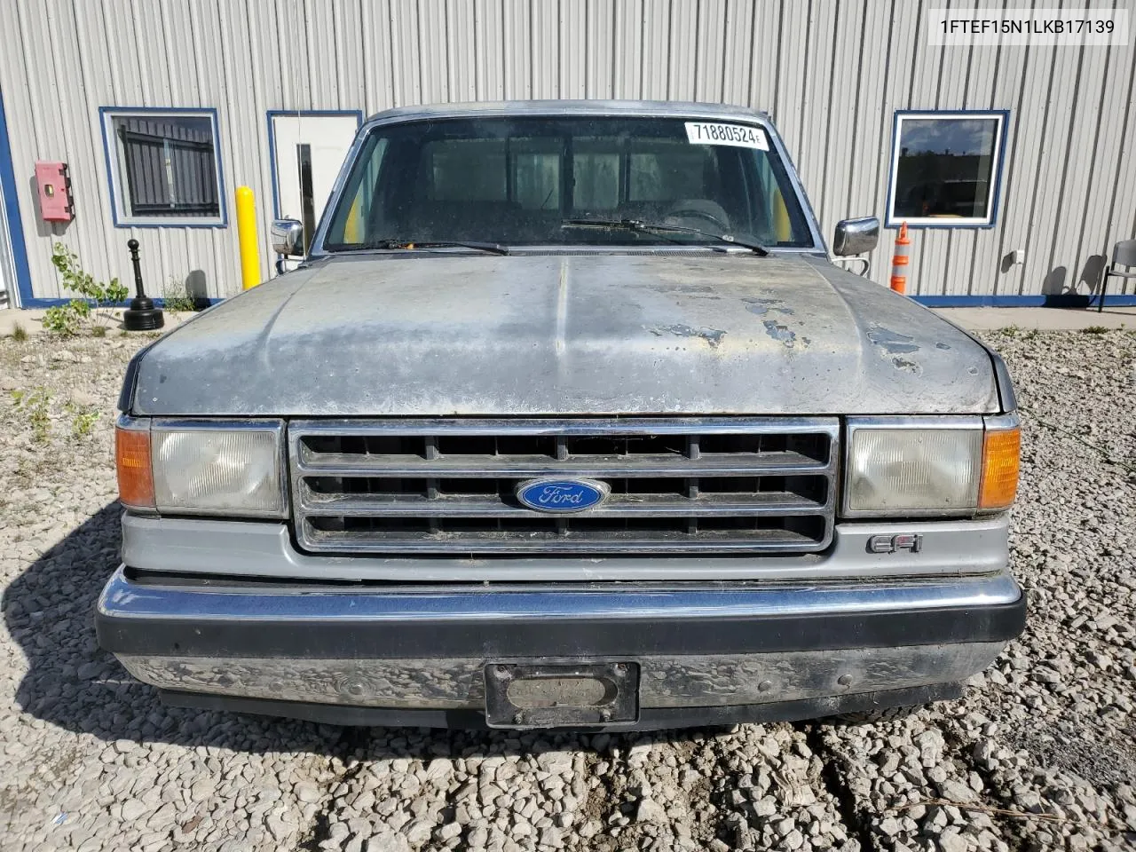 1990 Ford F150 VIN: 1FTEF15N1LKB17139 Lot: 71880524