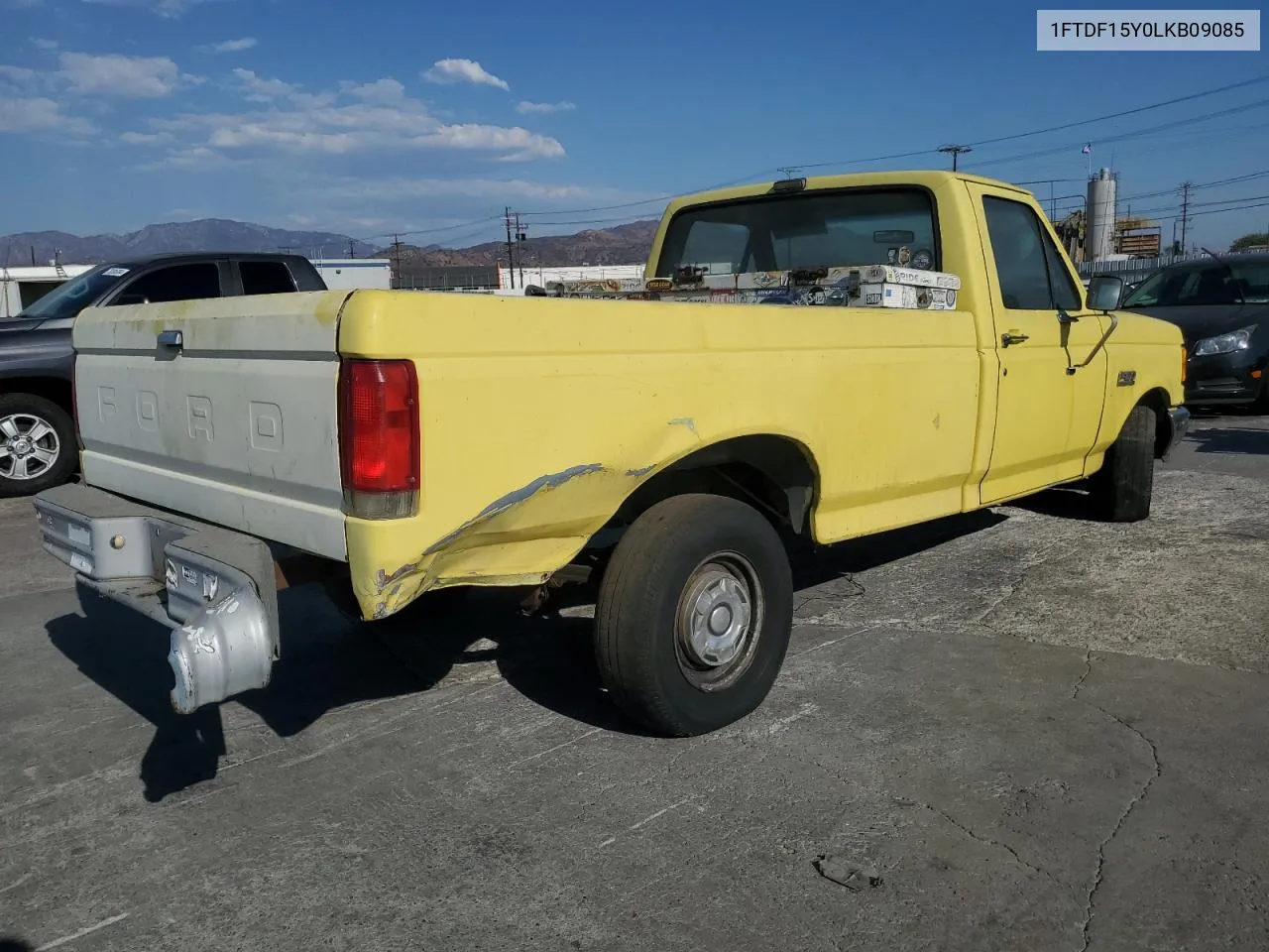 1990 Ford F150 VIN: 1FTDF15Y0LKB09085 Lot: 74332714