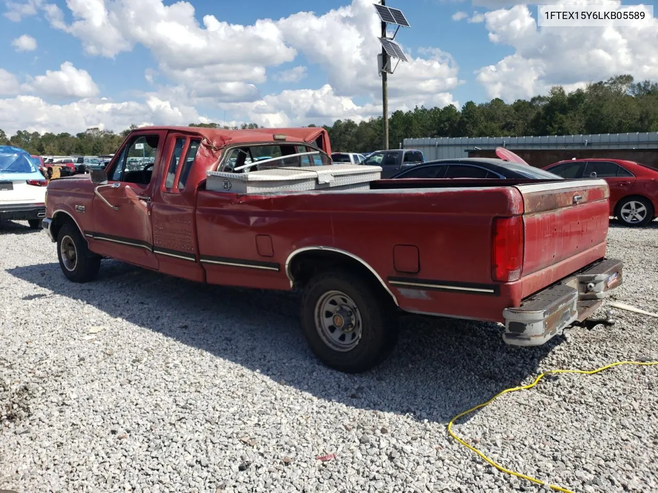 1990 Ford F150 VIN: 1FTEX15Y6LKB05589 Lot: 74394184