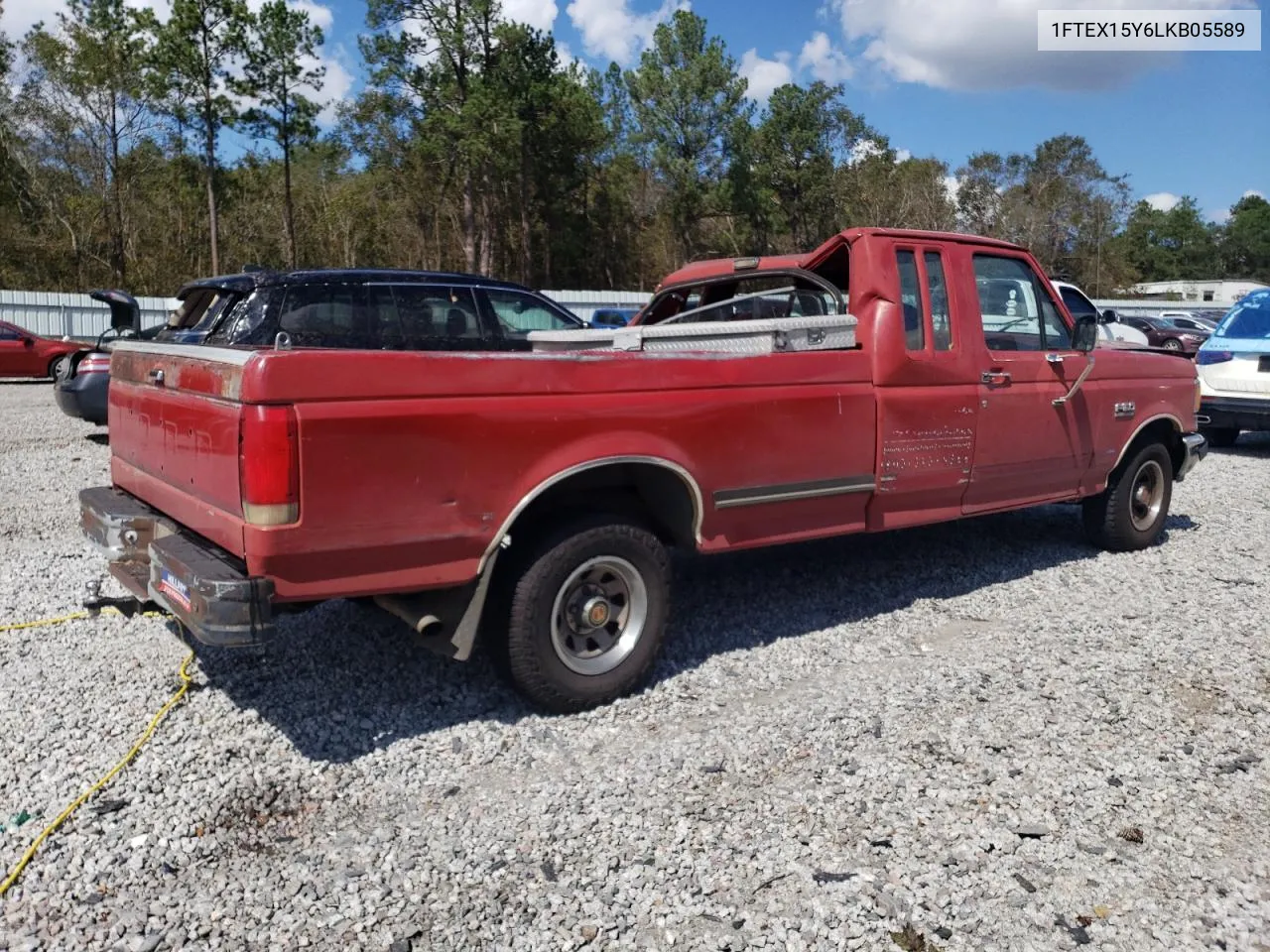 1990 Ford F150 VIN: 1FTEX15Y6LKB05589 Lot: 74394184