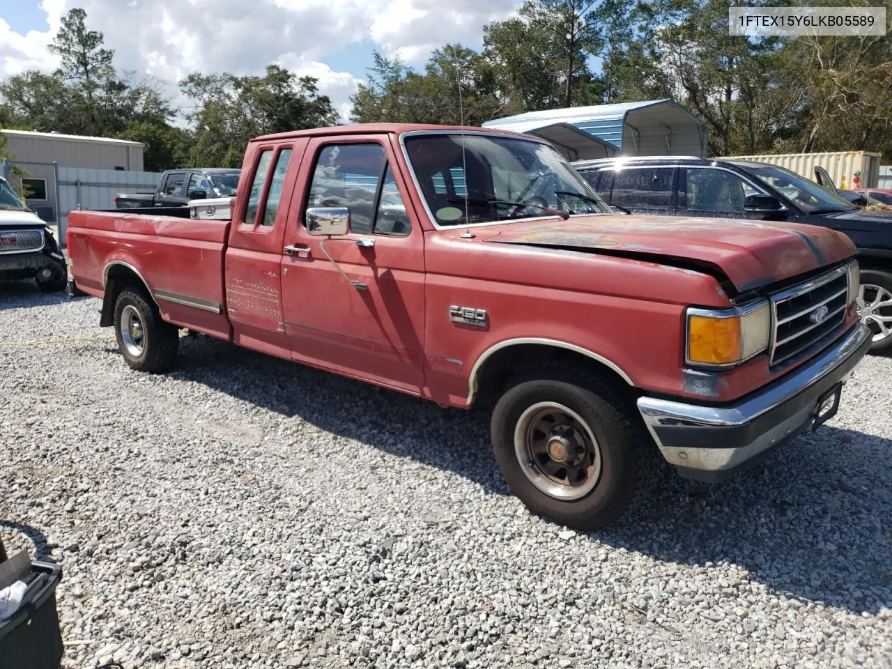 1990 Ford F150 VIN: 1FTEX15Y6LKB05589 Lot: 74394184